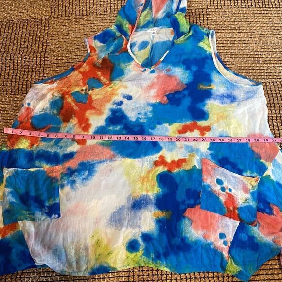 Dalin Hooded Dress Bathing Suit Coverup Plus Size 3X - Picture 11 of 11